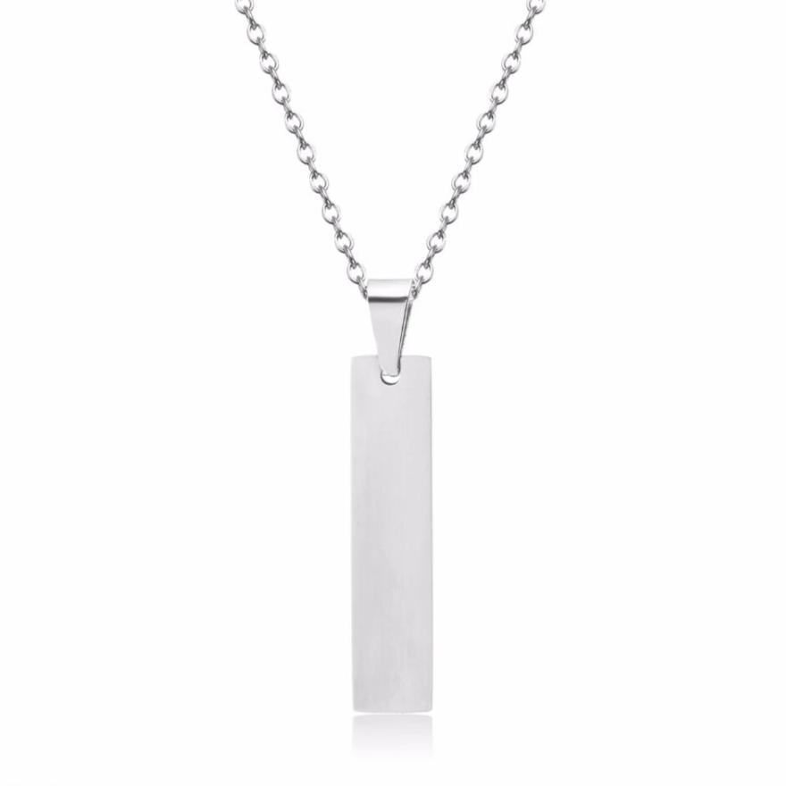 Bar Name Necklace