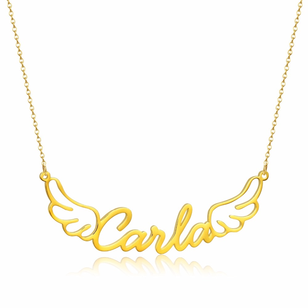 Angel Custom Name Necklace