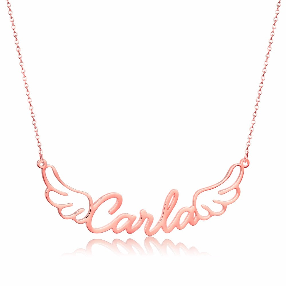 Angel Custom Name Necklace